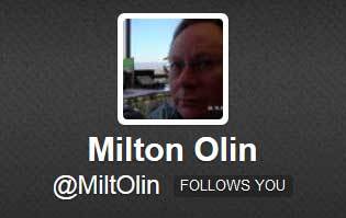 Milt Olin Twitter page