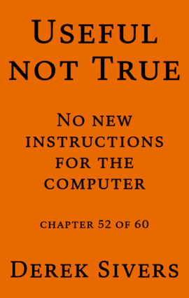 Useful Not True book chapter cover